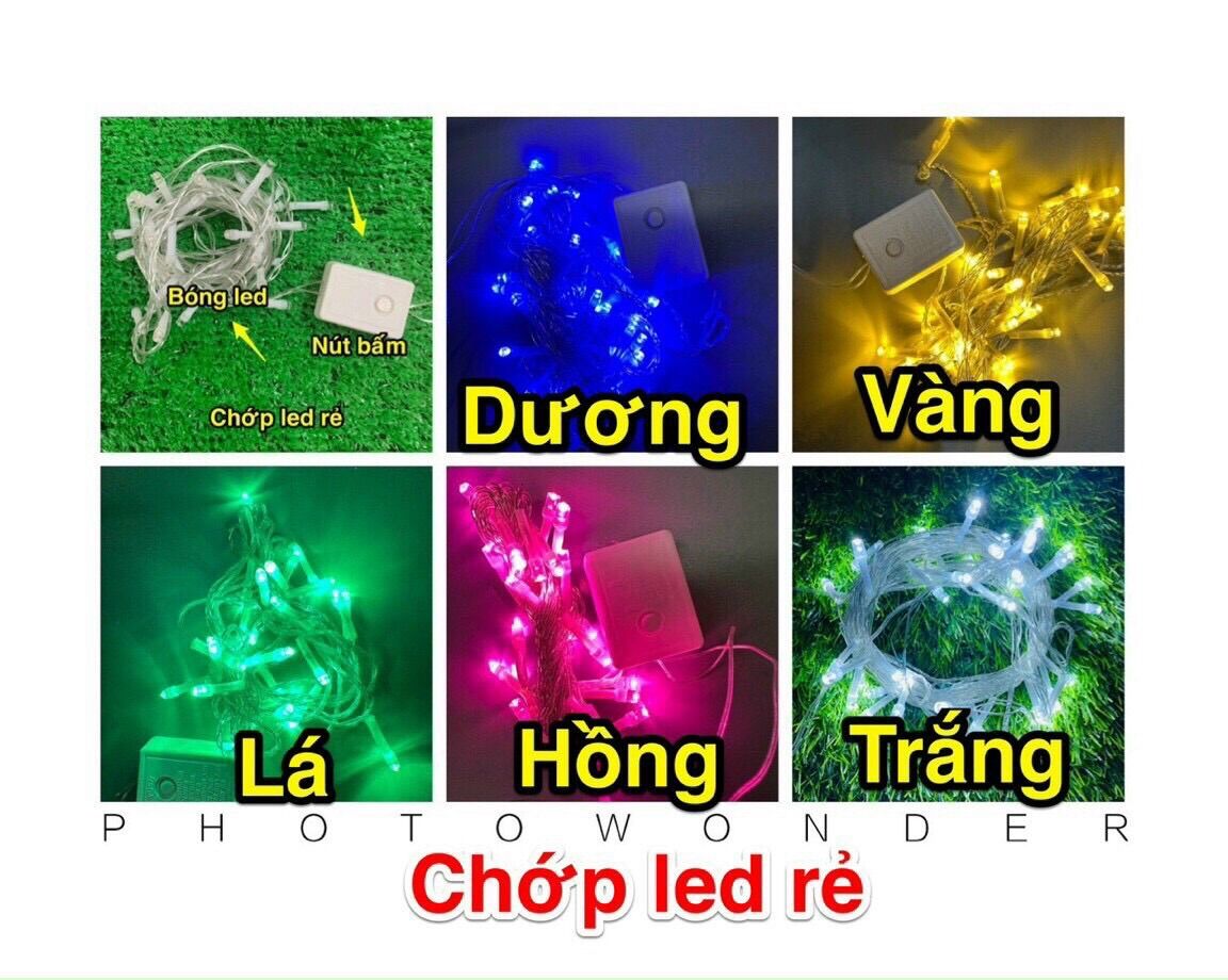 Dây chớp nháy trang trí noel, đèn trang trí 4m
