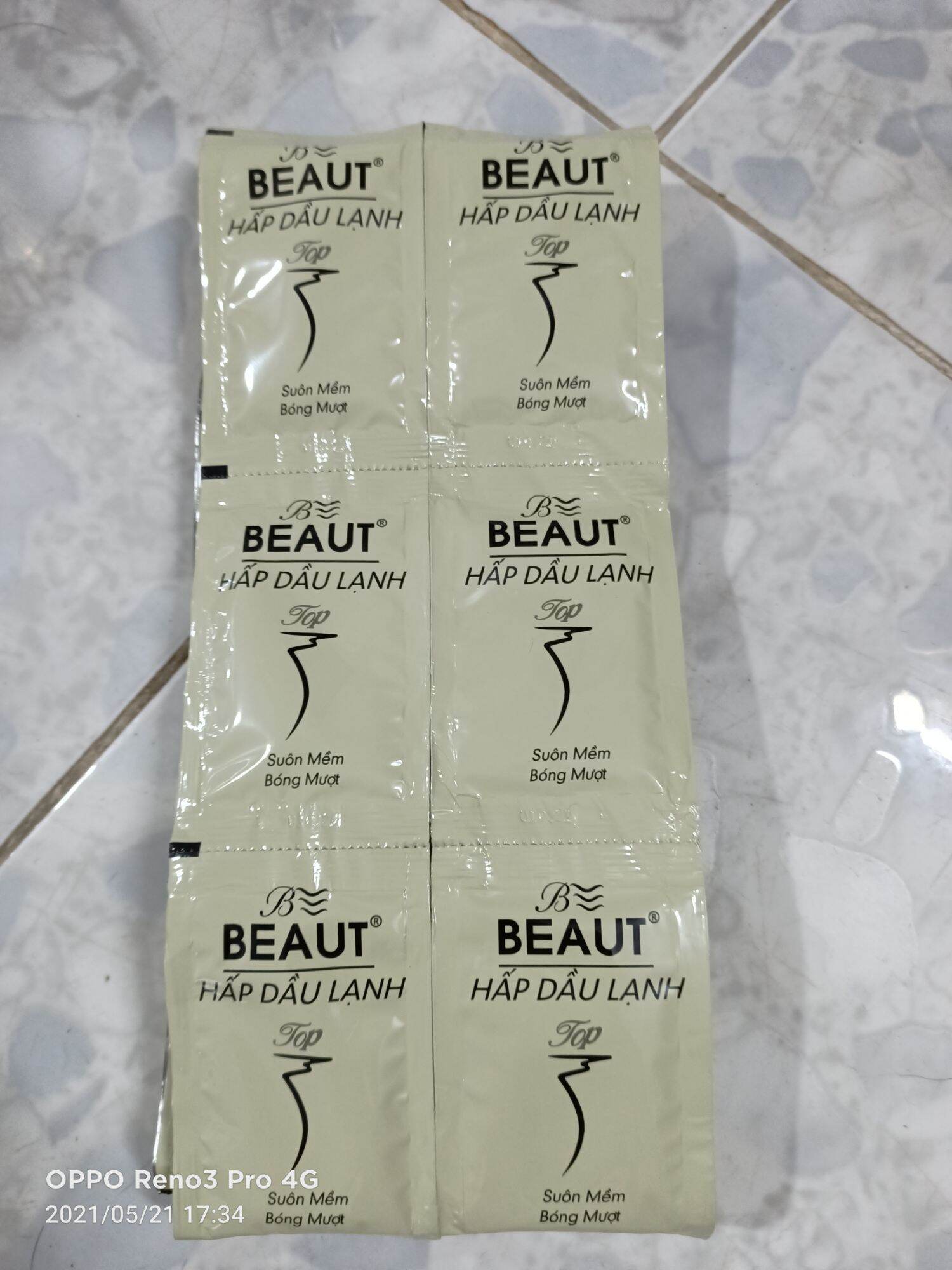 {Hàng Chính Hãng} Lẻ Hấp Dầu Lạnh Top Beaut[Dây 12 Gói]