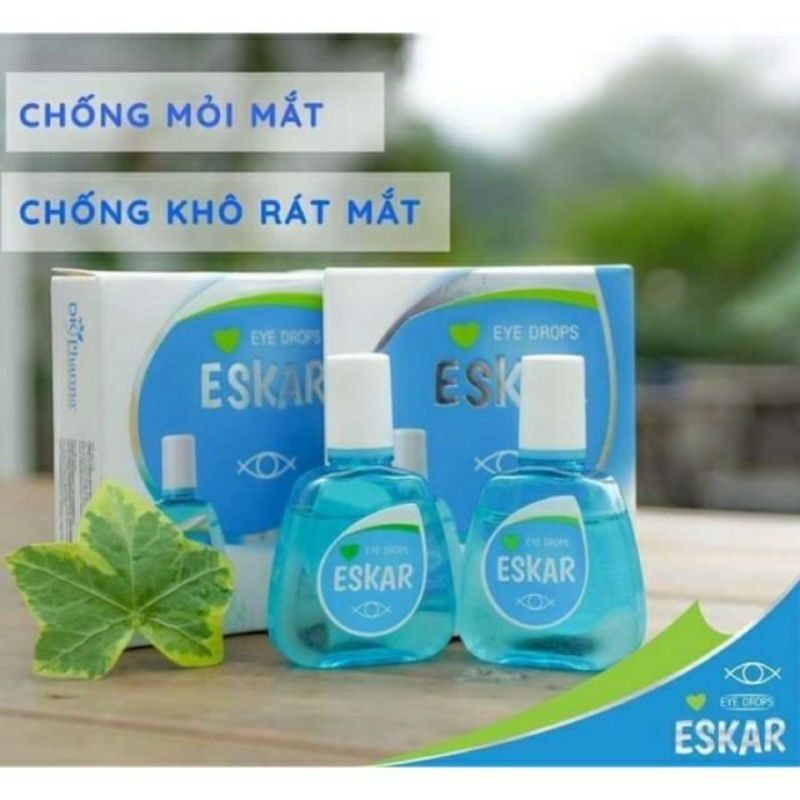 Combo 10 chai nhỏ mắt  Eskar ( chai 15ml)