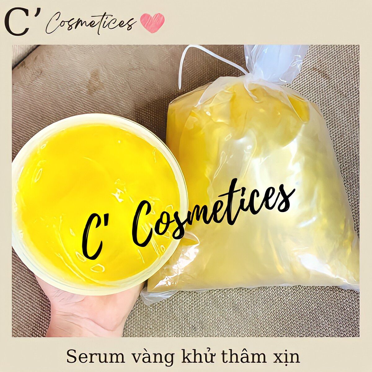 Serum Vàng Khử Thâm Body Siêu Trắng C’Cosmetices