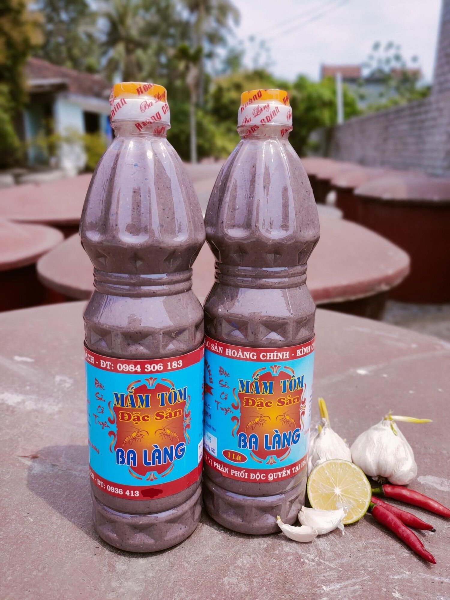 Mắm Tôm Nguyên Chất Ba Làng TH- Chai 1kg