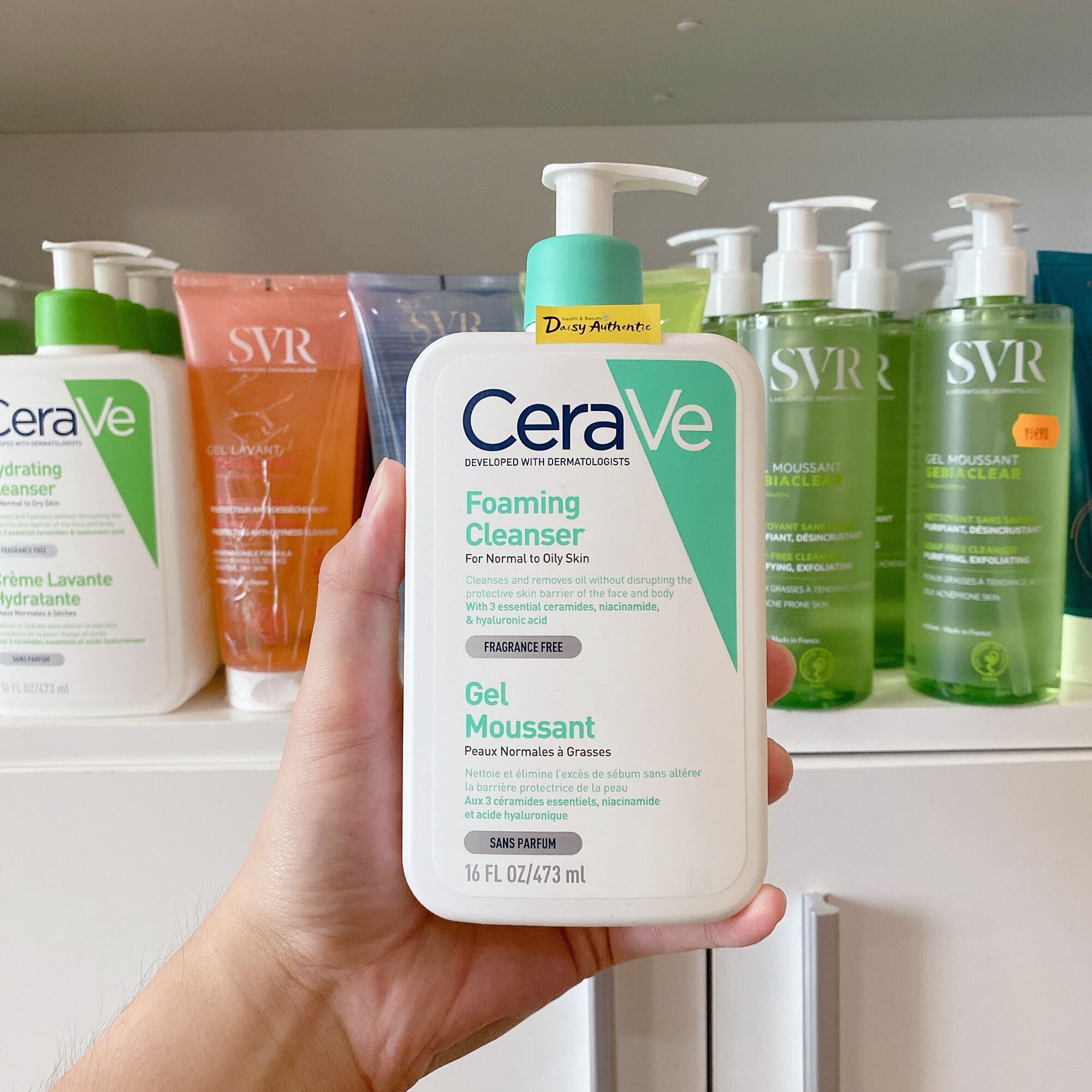 Sữa Rửa Mặt CERAVE Cleanser Da Dầu Da Khô 473ml