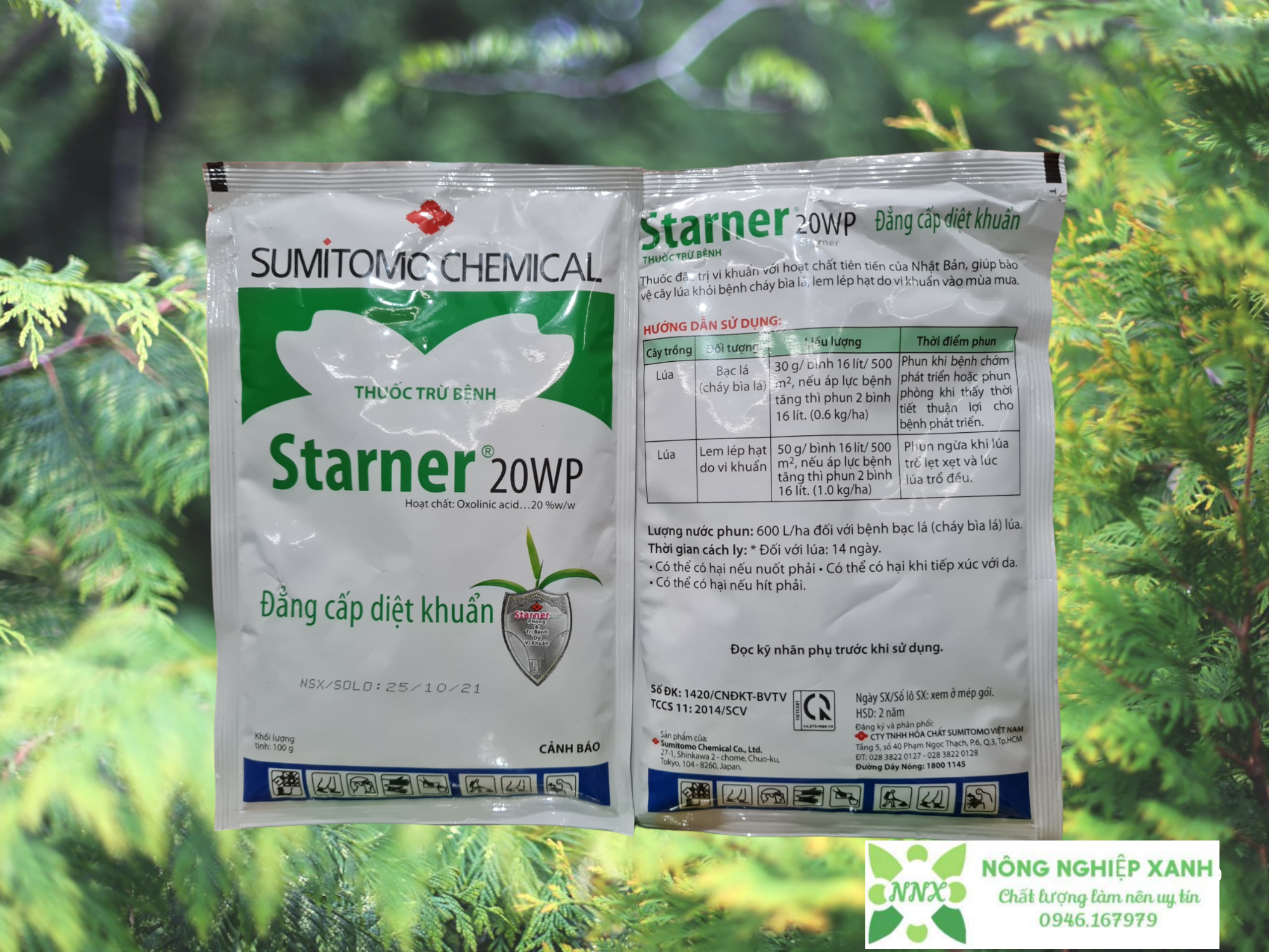 Thuốc trừ bệnh starner 20wp 100gr