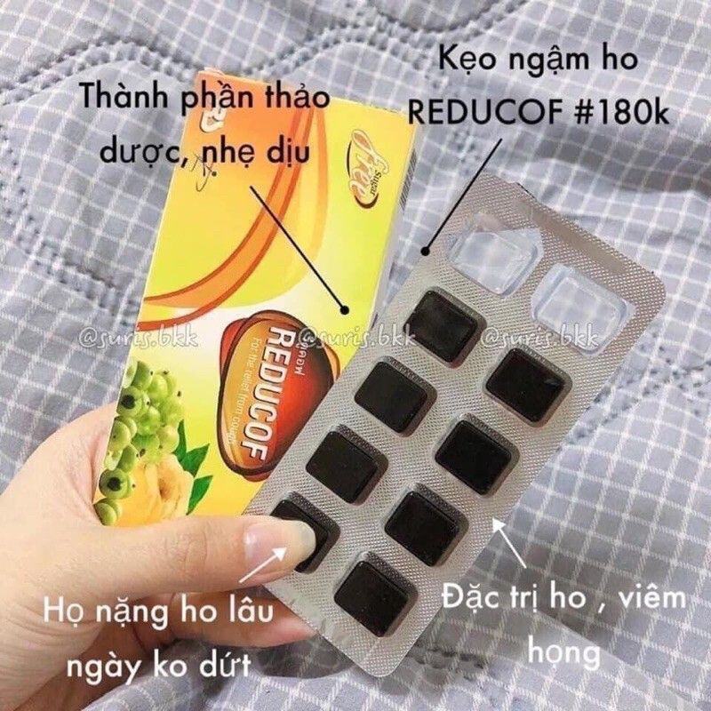 Kẹo Ngậm Ho Reducof Thái Lan  Hộp -10 vien