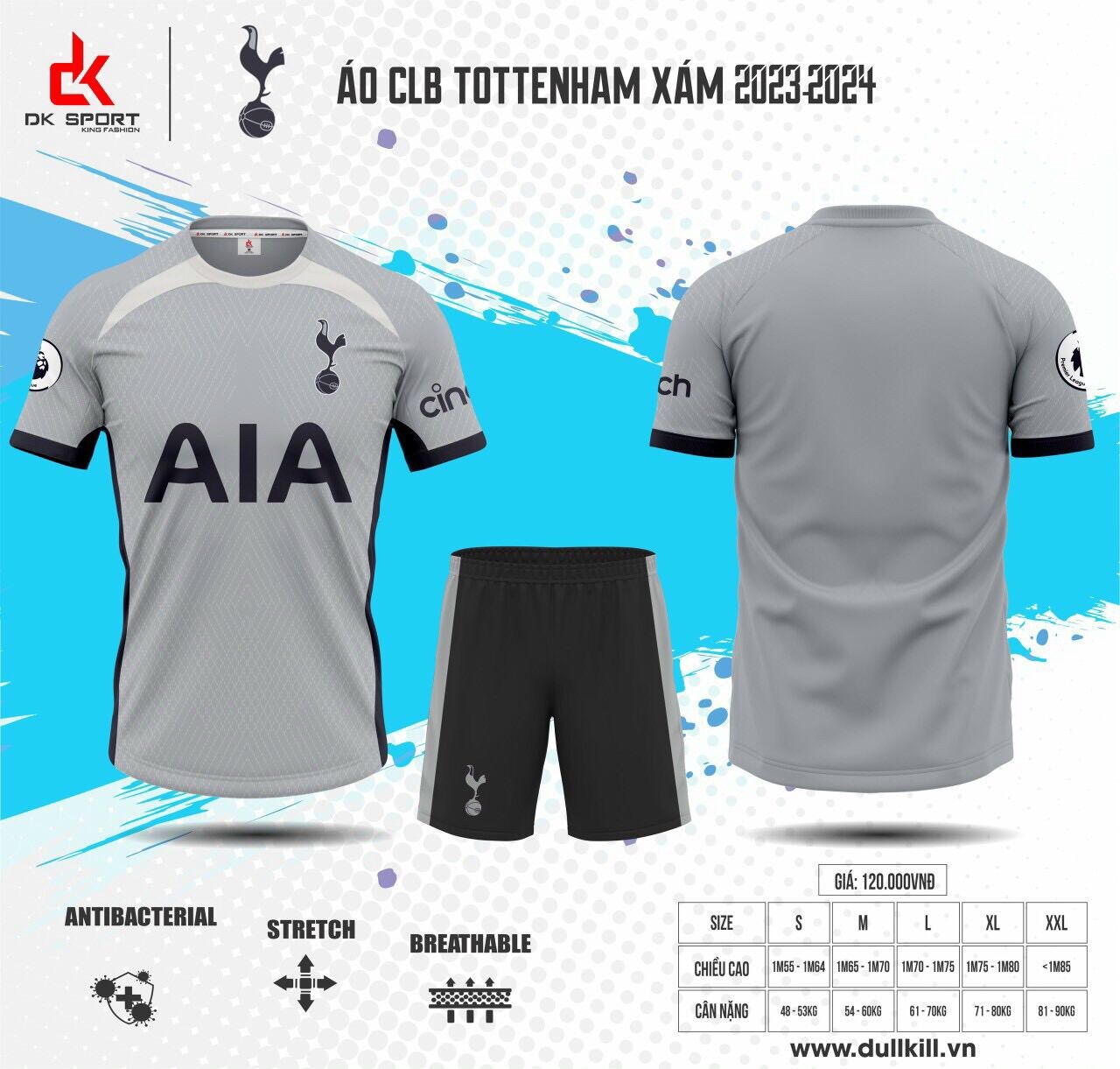 Áo bóng đá tottenham 23/24