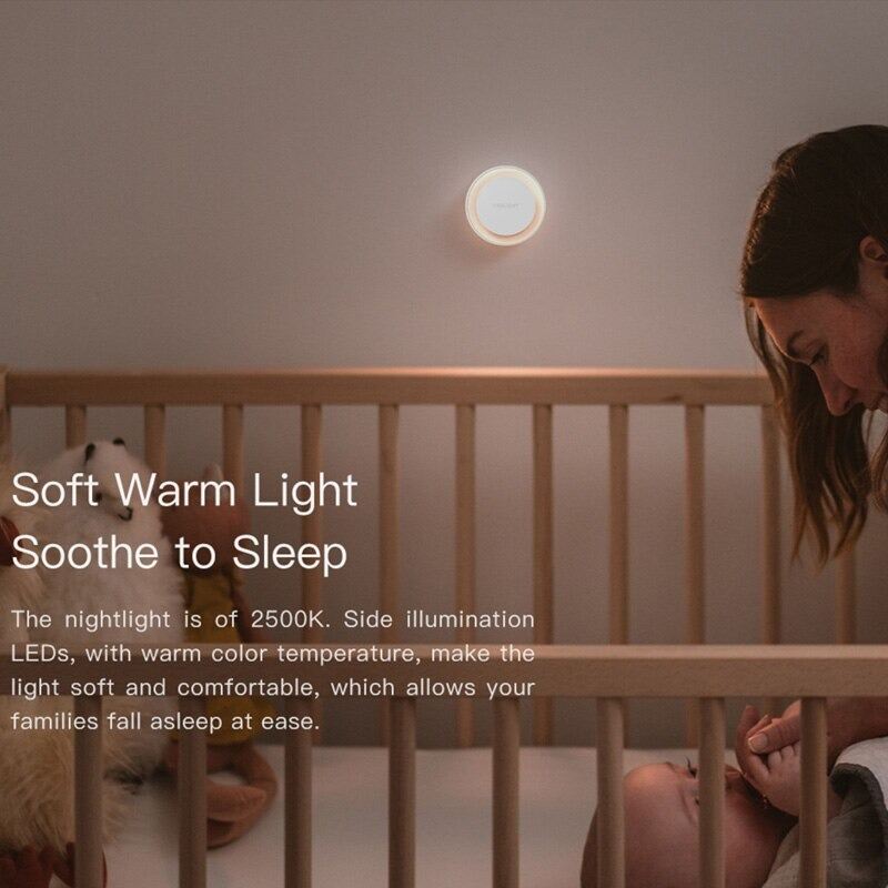Đèn cảm ứng Yeelight Light Sensor Plug-in LED Night Light Ánh sáng dịu nhẹ tự động sáng khi trời tối