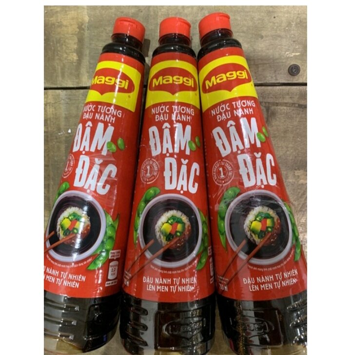 Nước Tương Đậu Nành Đậm Đặc Maggi chai 700ml