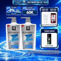 Combo 2 TẮM GỘI ROMANO GEN Z FOREST CEDAR/SEA BREEZE 610G