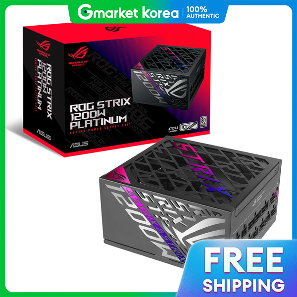 Omt | Asus Power Supply Asus Rog Strix 1200W Platinum Atx Power 80Plus Giá 8,600,250 Đồng*Miễn phí vận chuyển
