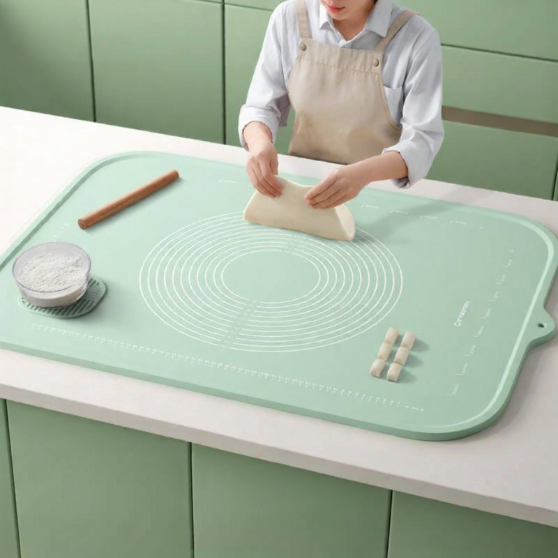 BLACK RABBIT | Thick Non-slip Heat Resistant Dough Mat - Thương hiệu BLACK RABBIT Giá 1,453,000 Đồng*Miễn phí vận chuyển