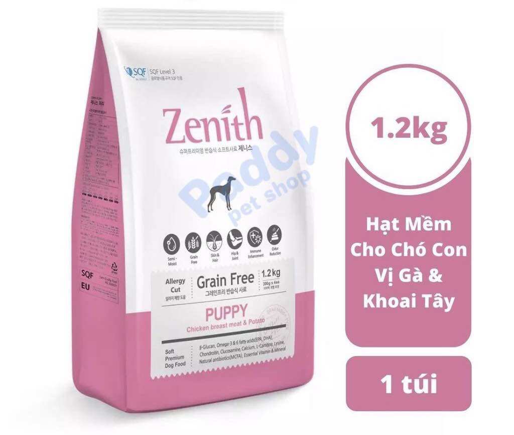 Hạt mềm cho chó con zenith puppy