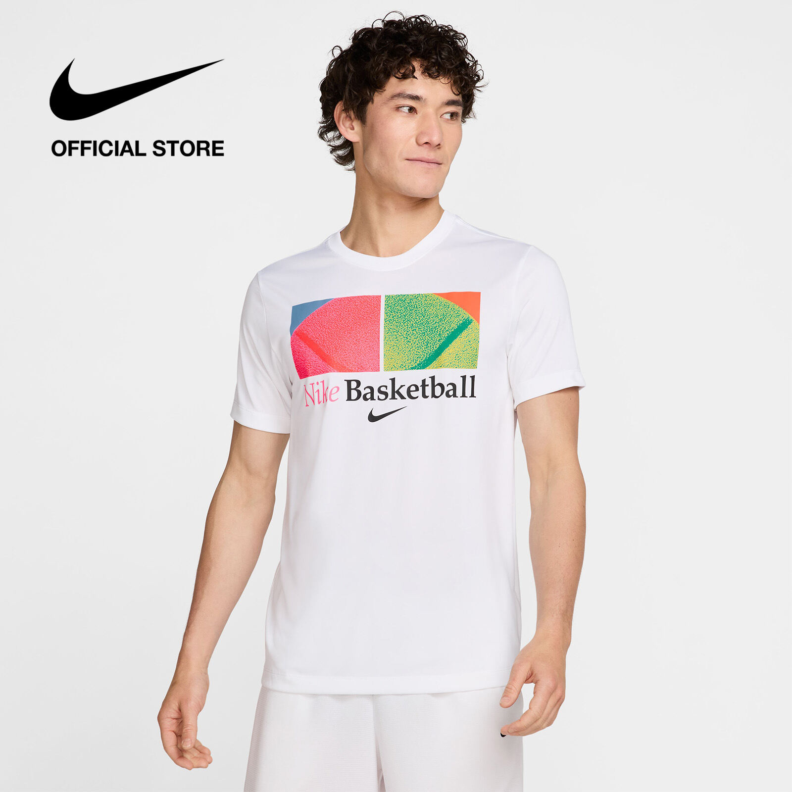 Áo thun nam Nike Dri-FIT Mens Basketball T-Shirt - White