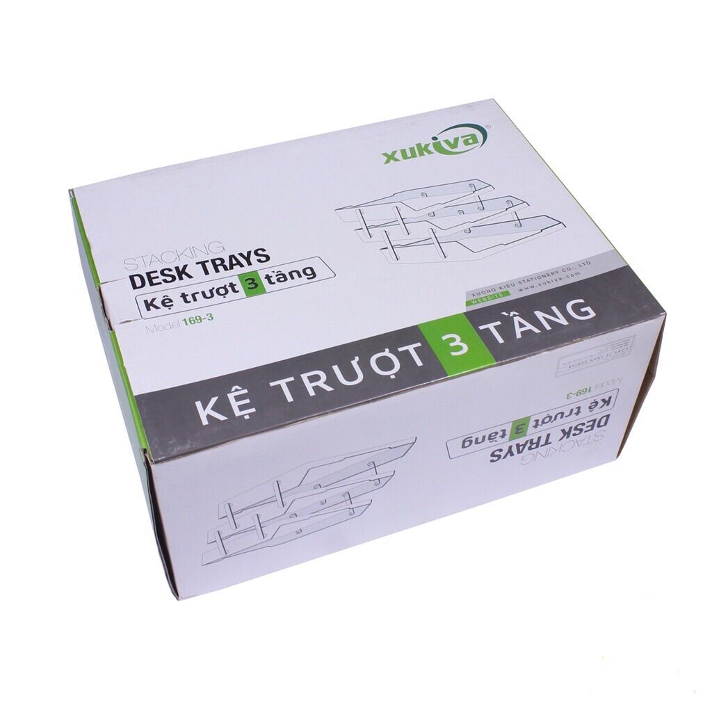 Kệ trượt 2,3 tầng XuKiVa 169.3( khổ A4)