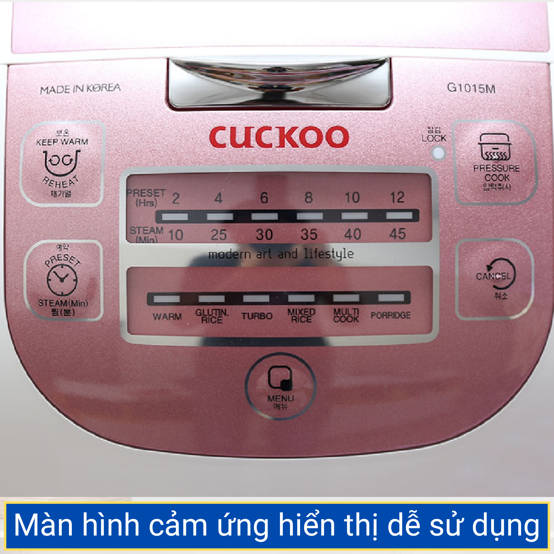 [HCM][Trả góp 0%]Nồi cơm Áp suất Điện tử CUCKOO CRP-G1015M 1.8L (MADE IN KOREA)