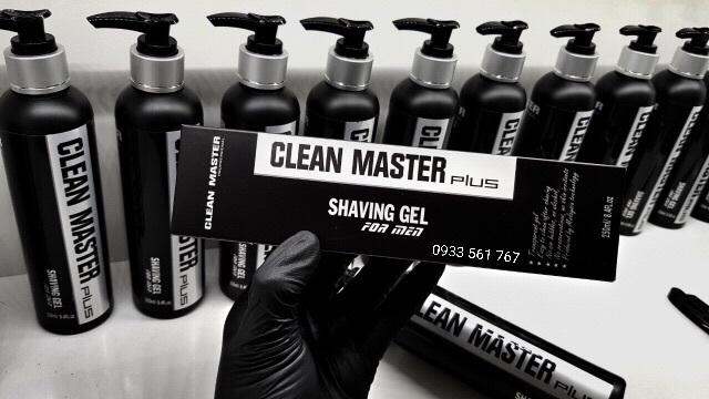 Gel Cạo Râu - Cao Trọc - Cạo Viền CLEAN MASTER Cao Cấp Chuyên Nghiệp - Kem Cạo Râu