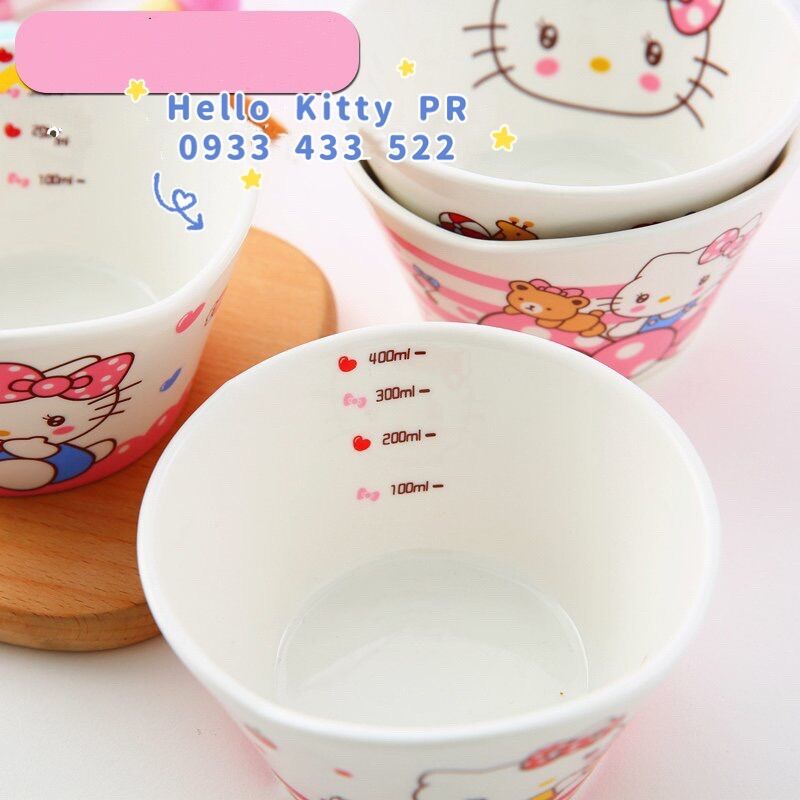 Tô sứ mini Hello Kitty - Doremon Doraemon