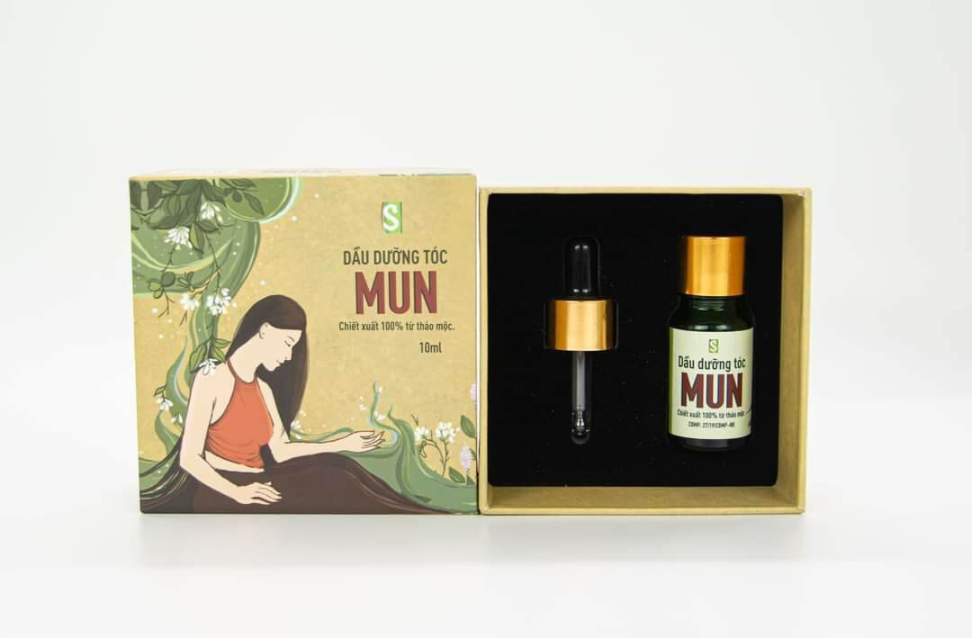 [CHÍNH HÃNG] Dưỡng tóc MUN 10ml HTX Sinh Dược, dưỡng tốc tự nhiên chắc khỏe