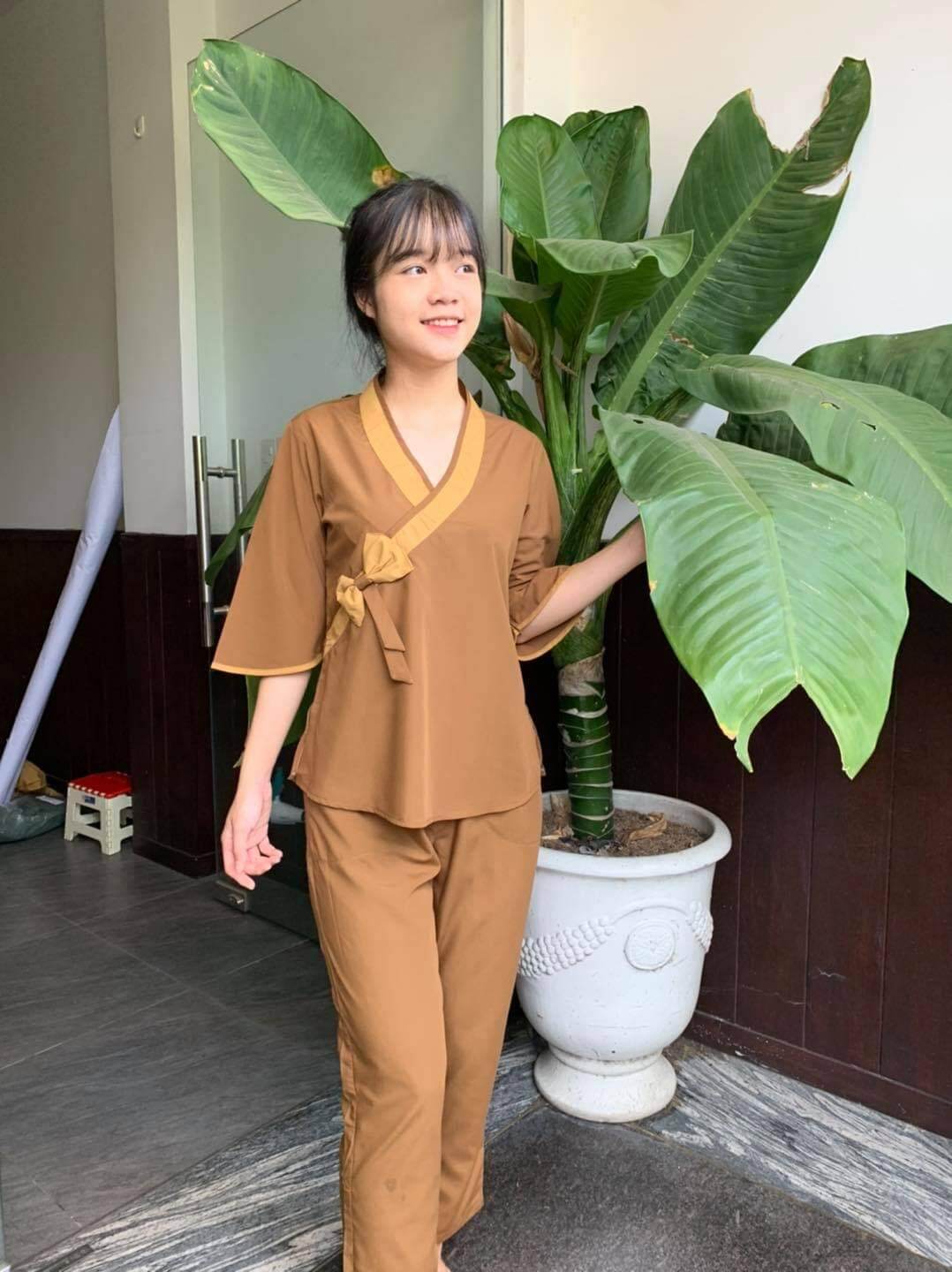 #đồ bộ nữ đi chùa#đồ đi chùa#nơ phối