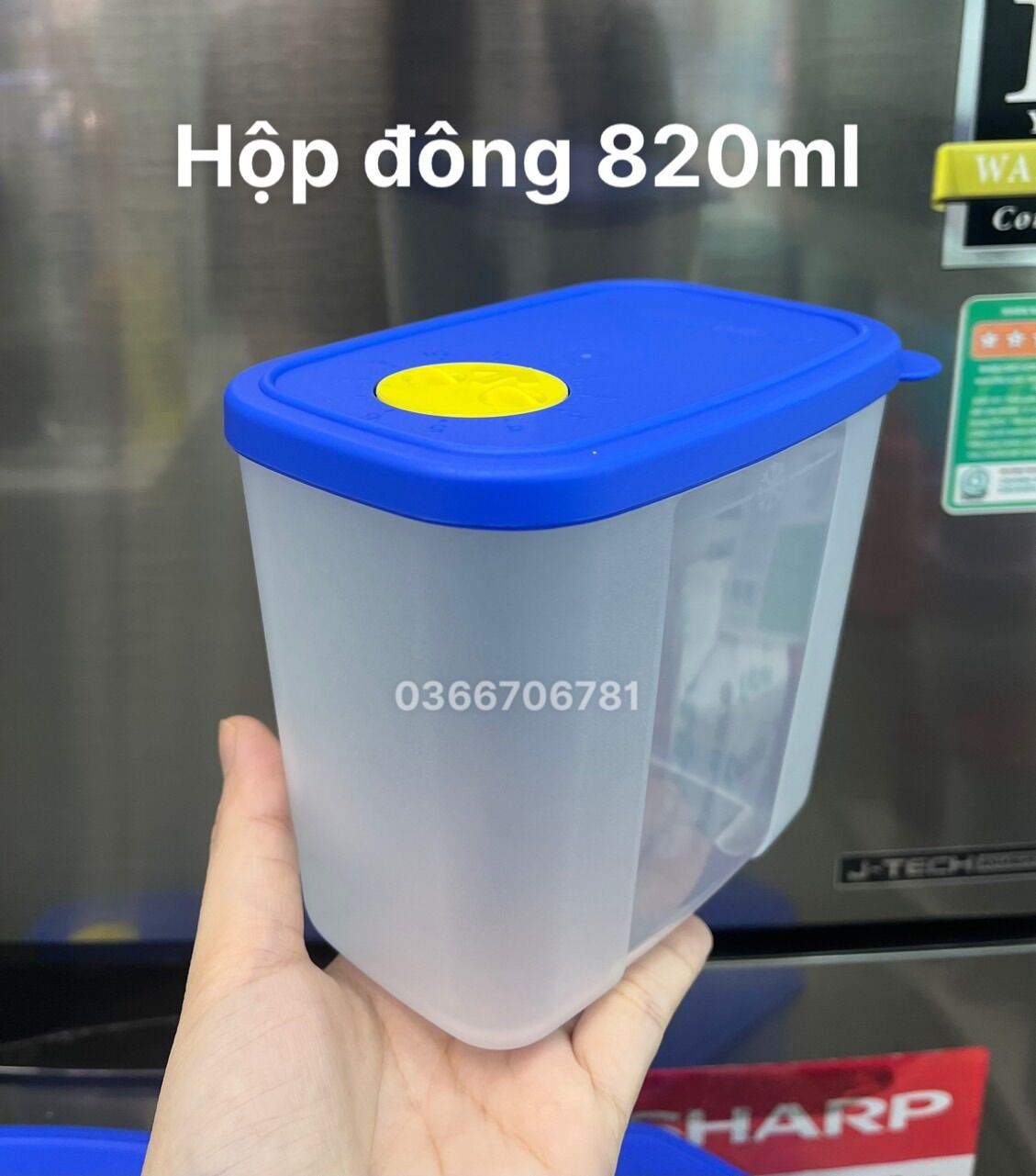 Hộp Trữ Đông Pocket Freezermate 820ml có nút thời gian
