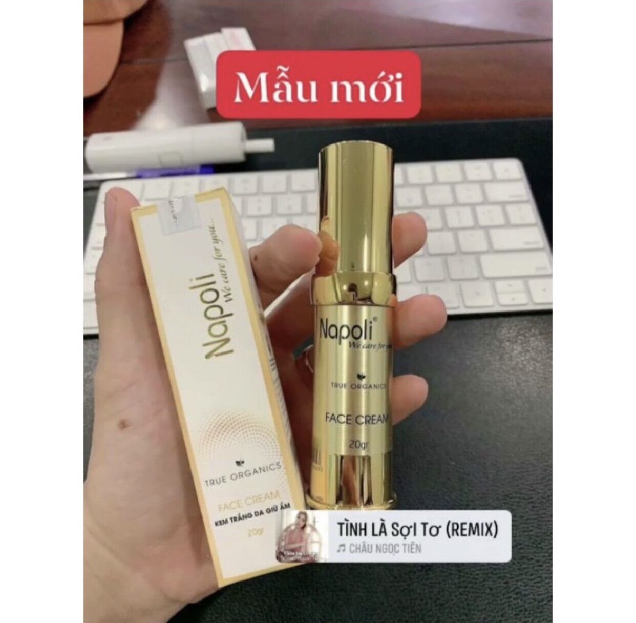 Kem face sữa napoli mẫu mới 20gr