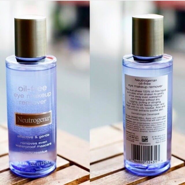 Tẩy trang mắt môi Neutrogena Oil-Free Eye Makeup Remover 162ml
