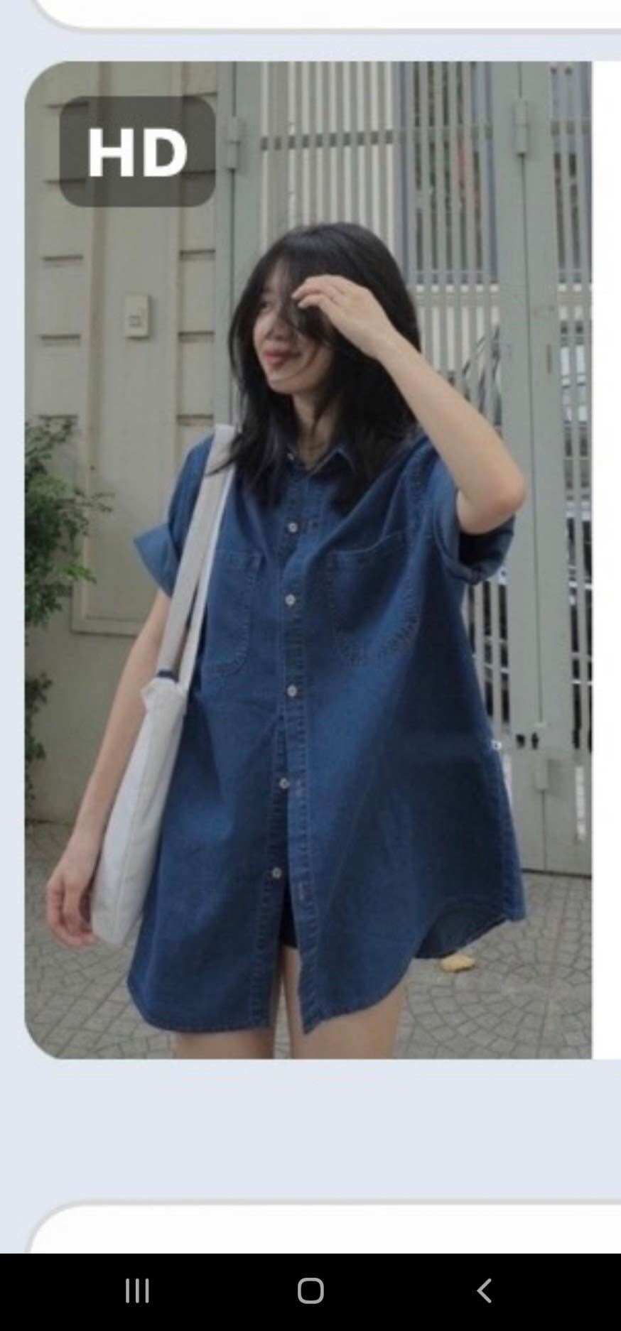 Áo sơ mi chất jean