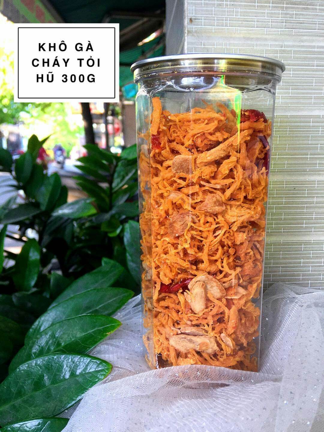 BÁO GIÁ Gà Khô Cháy Tỏi | Shopee Lazada Sendo Tiki mới nhất 18 khô gà cháy tỏi 300g