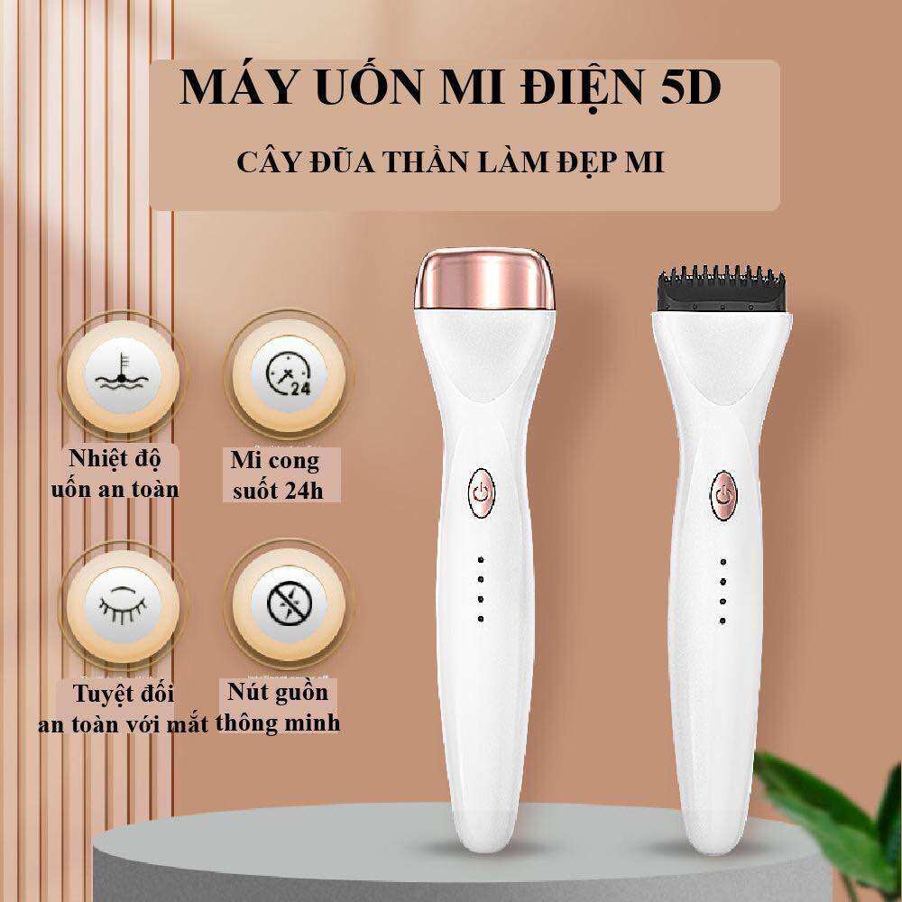 Máy đẩy cuộn lông mi 5d mẫu mới, dụng cụ kẹp lông mi uốn lông mi bằng điện tự nhiên định hình bền lâu, dụng cụ thần thánh uốn uốn lông mi bằng điện . máy uốn mi nhiệt 5d thông minh, tự nhiên, lâu trôi
