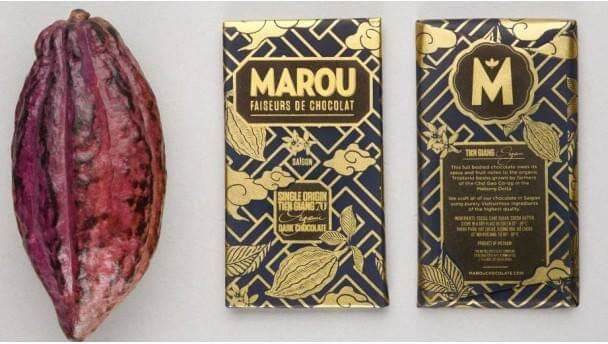 socola Marou Tiền Giang 70% cacao thanh 80g
