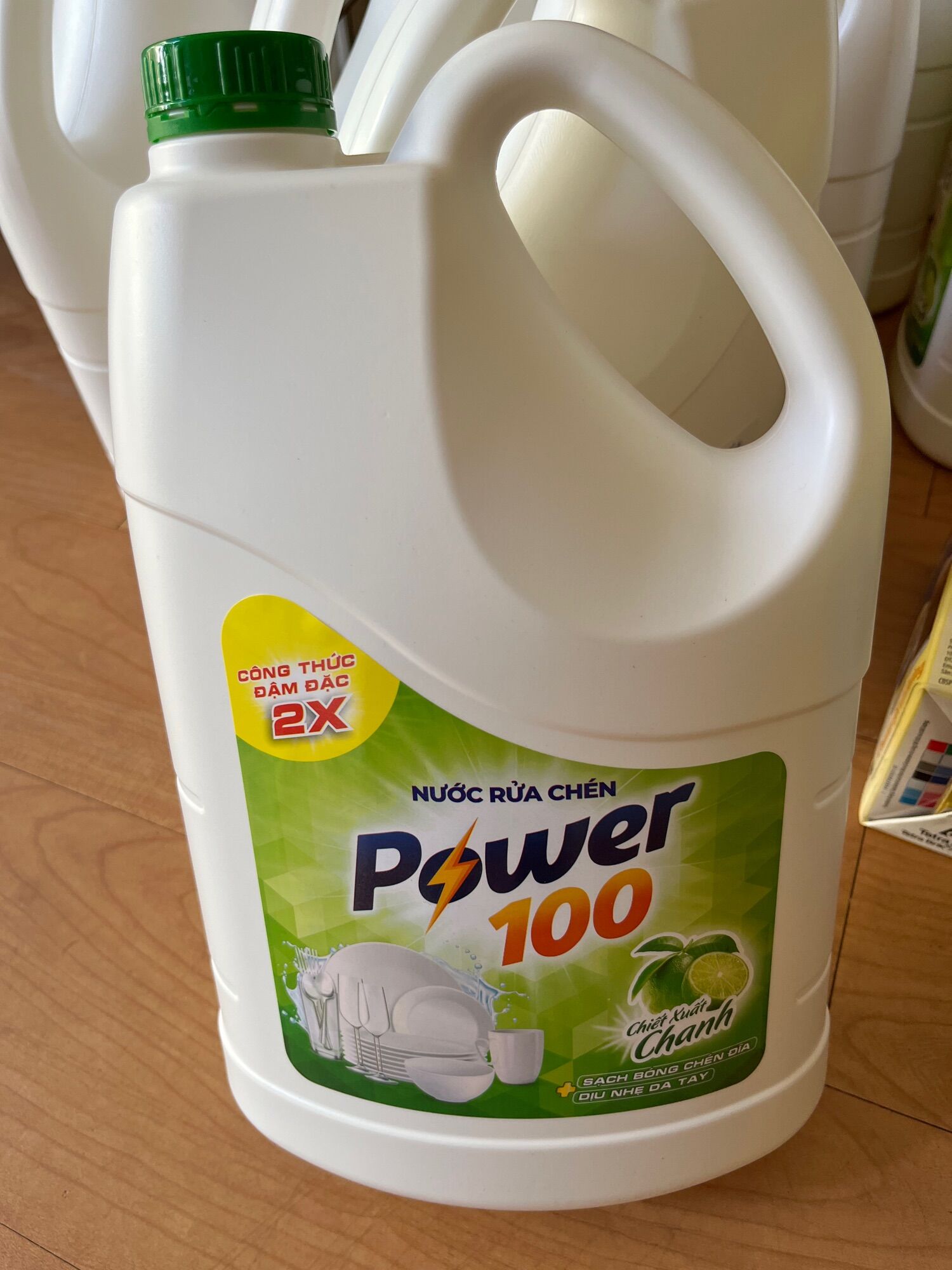 Nước rửa chén hương chanh Power 3.8kg