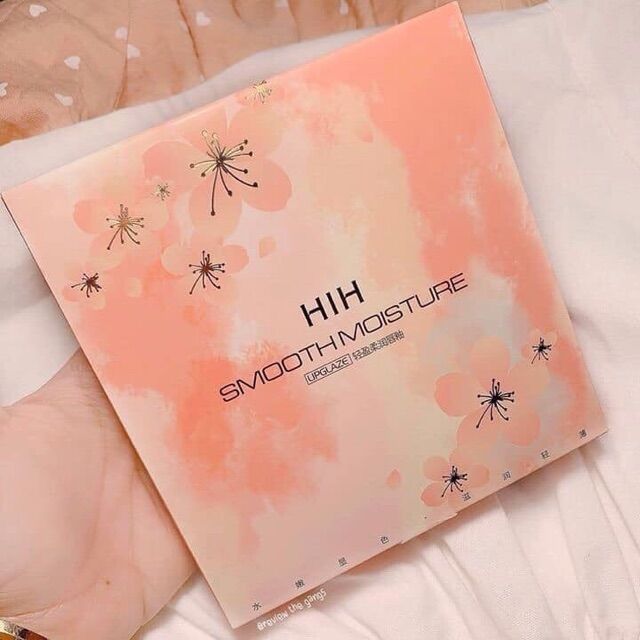 Sét 4 cây son tint HIH lâu trôi bản hoa ngẫu nhiên