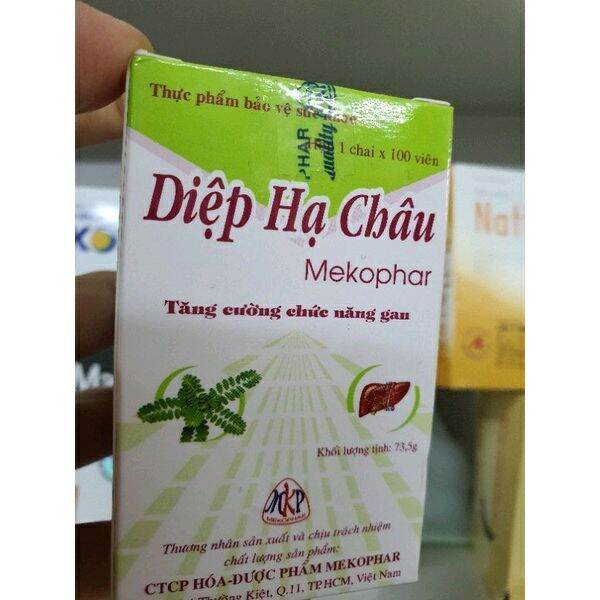Viên uống Diệp Hạ Châu Mekophar (lọ 100v) - Đông Anh Pharmart