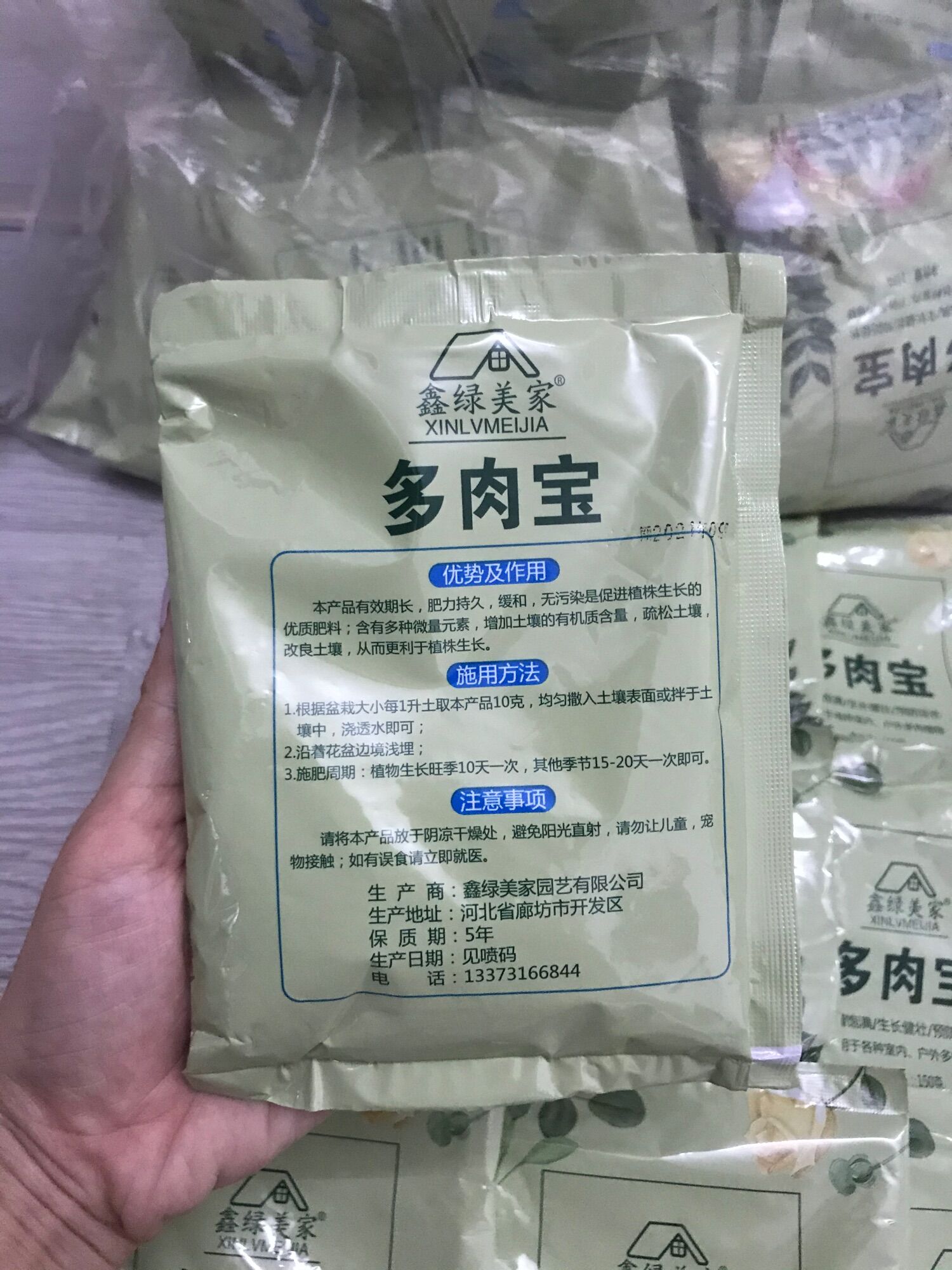 Phân tan chậm dành cho sen đá xương rồng