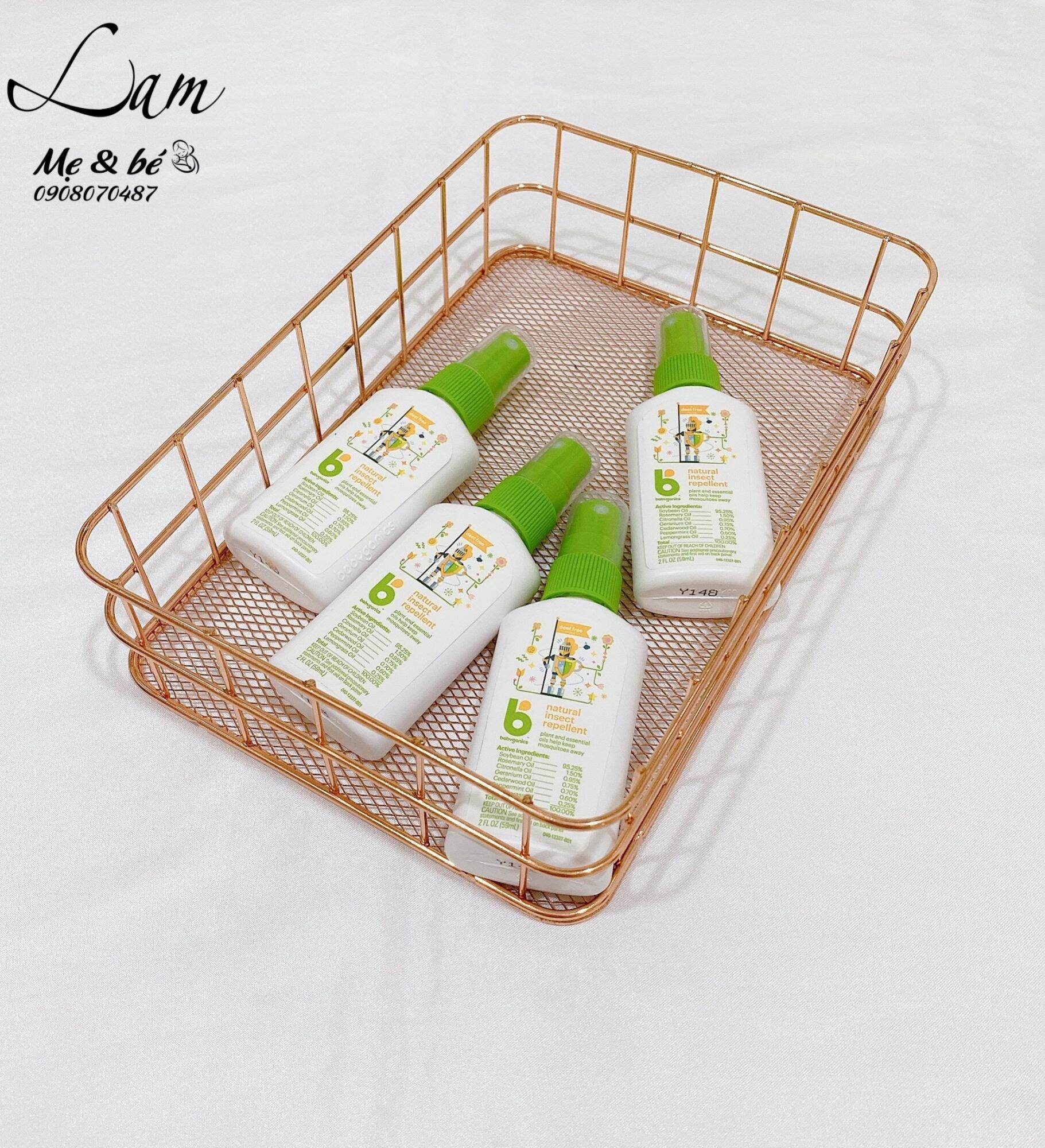 Xịt chống muỗi BabyGanics