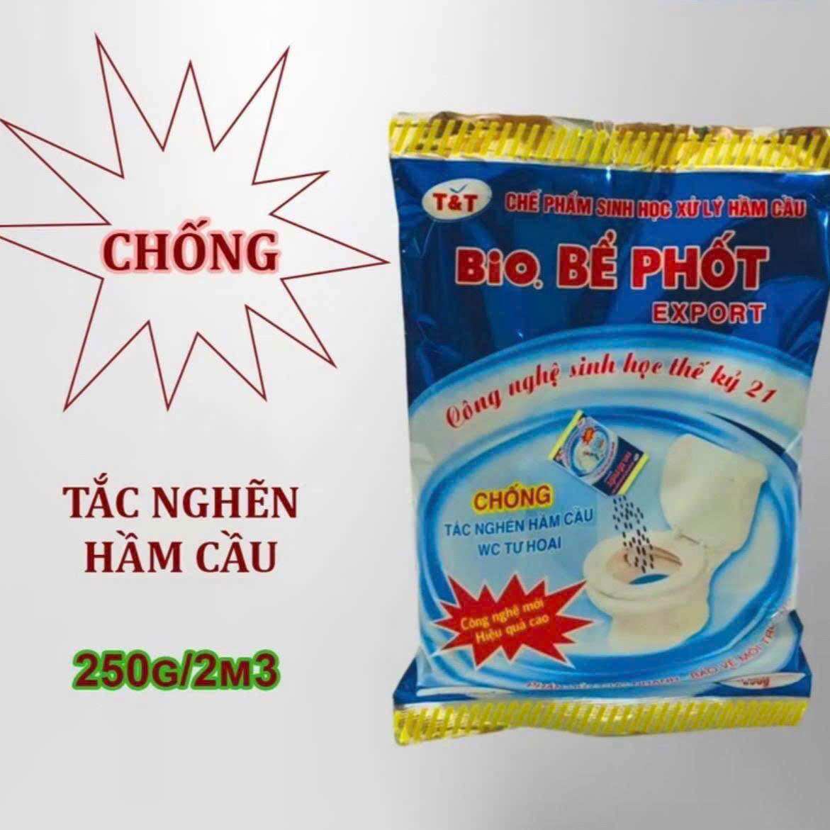 Men Vi Sinh Xử Lý Bể Phốt BiO 250g 