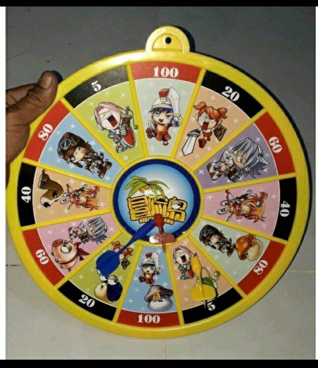 Bộ trò chơi phi tiêu nam châm bằng nhựa có đường kính 30cm