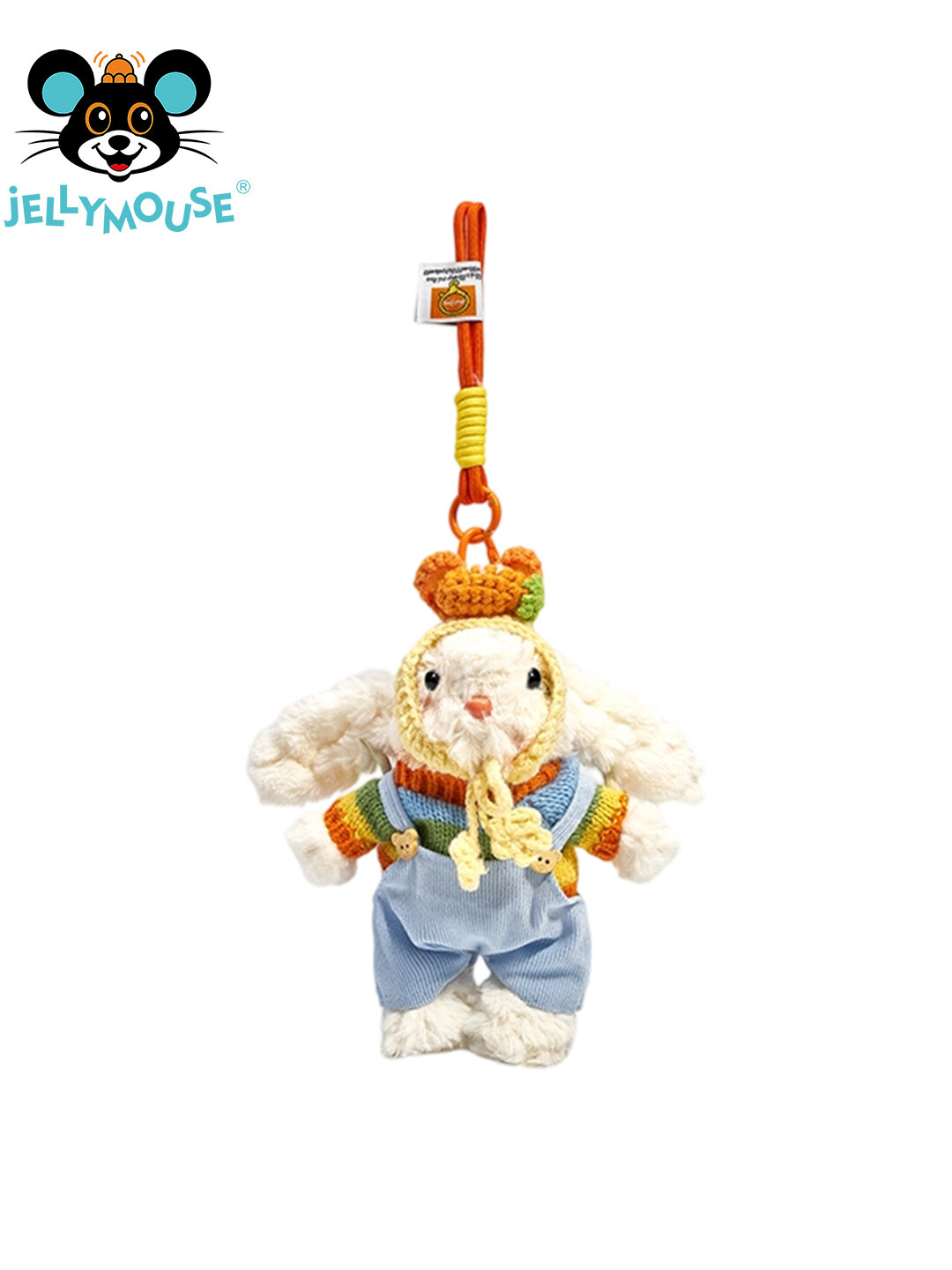 Jellymouse Dopamine Rabbit Plush Toy Bag Pendant Keychain Backpack Gift Decorations Soft Stuffed Animal Doll for Children Giá 916,000 Đồng*Miễn phí vận chuyển