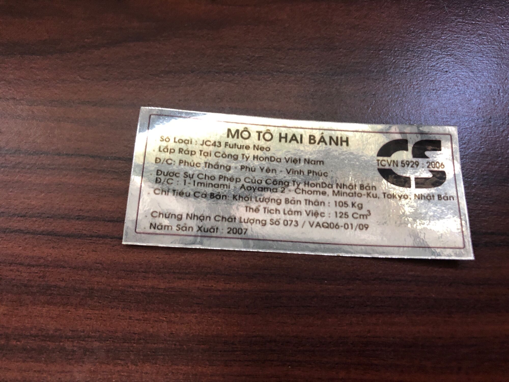 TEM DAS FUNEO 2007 GT DECAL INOX