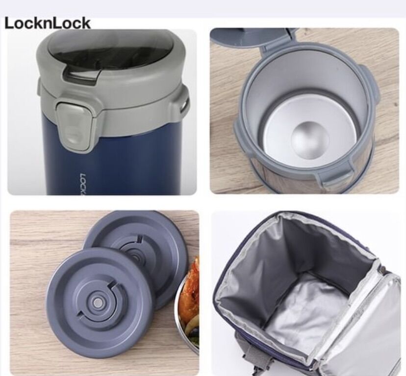Bộ Hộp Cơm Giữ Nhiệt Lock&Lock Easy Carry LHC8039