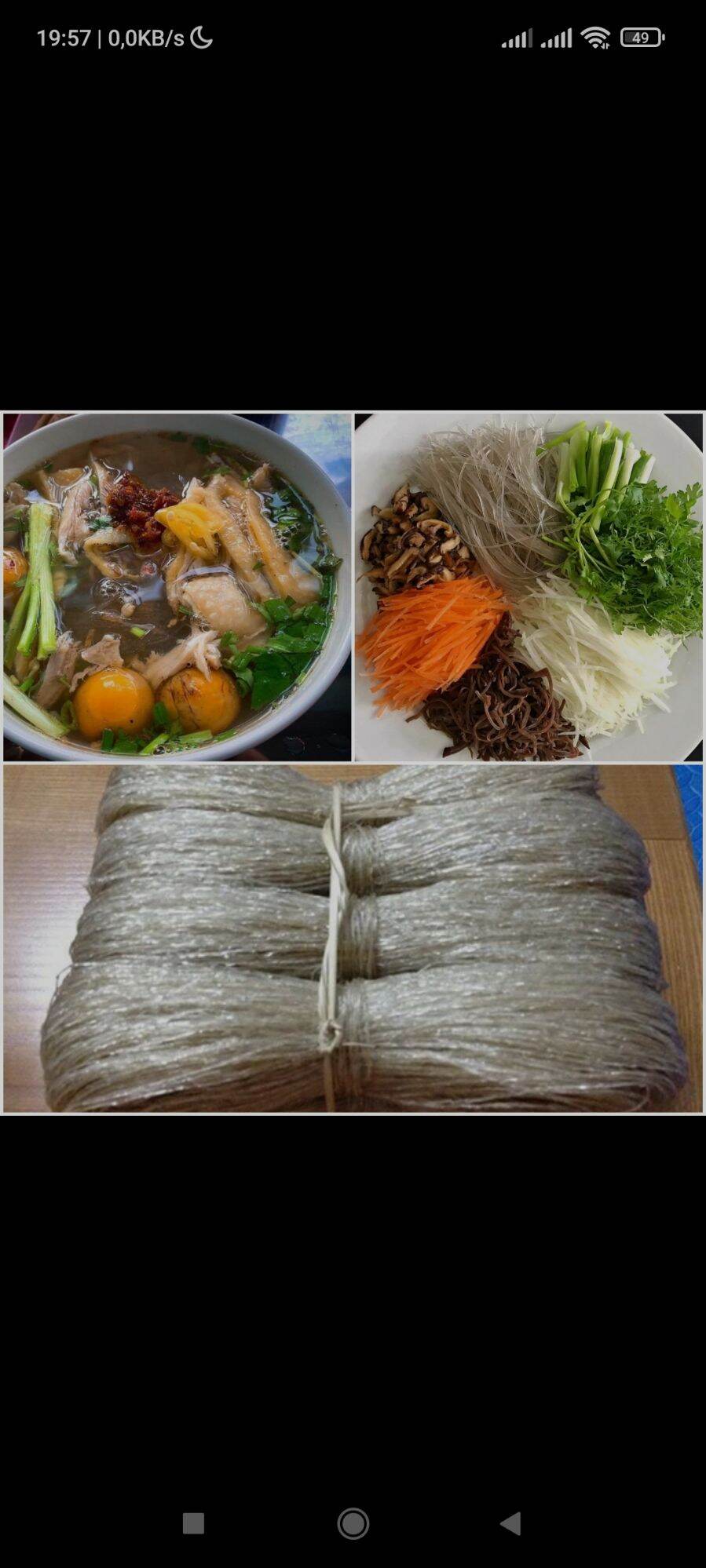 Miến dong đặc sản hà nội 500gr- 5 con miến