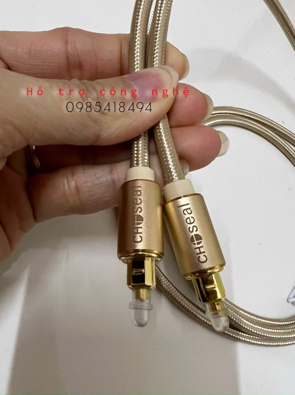 Dây quang audio optical chính hãng choseal(cao cấp mềm)
