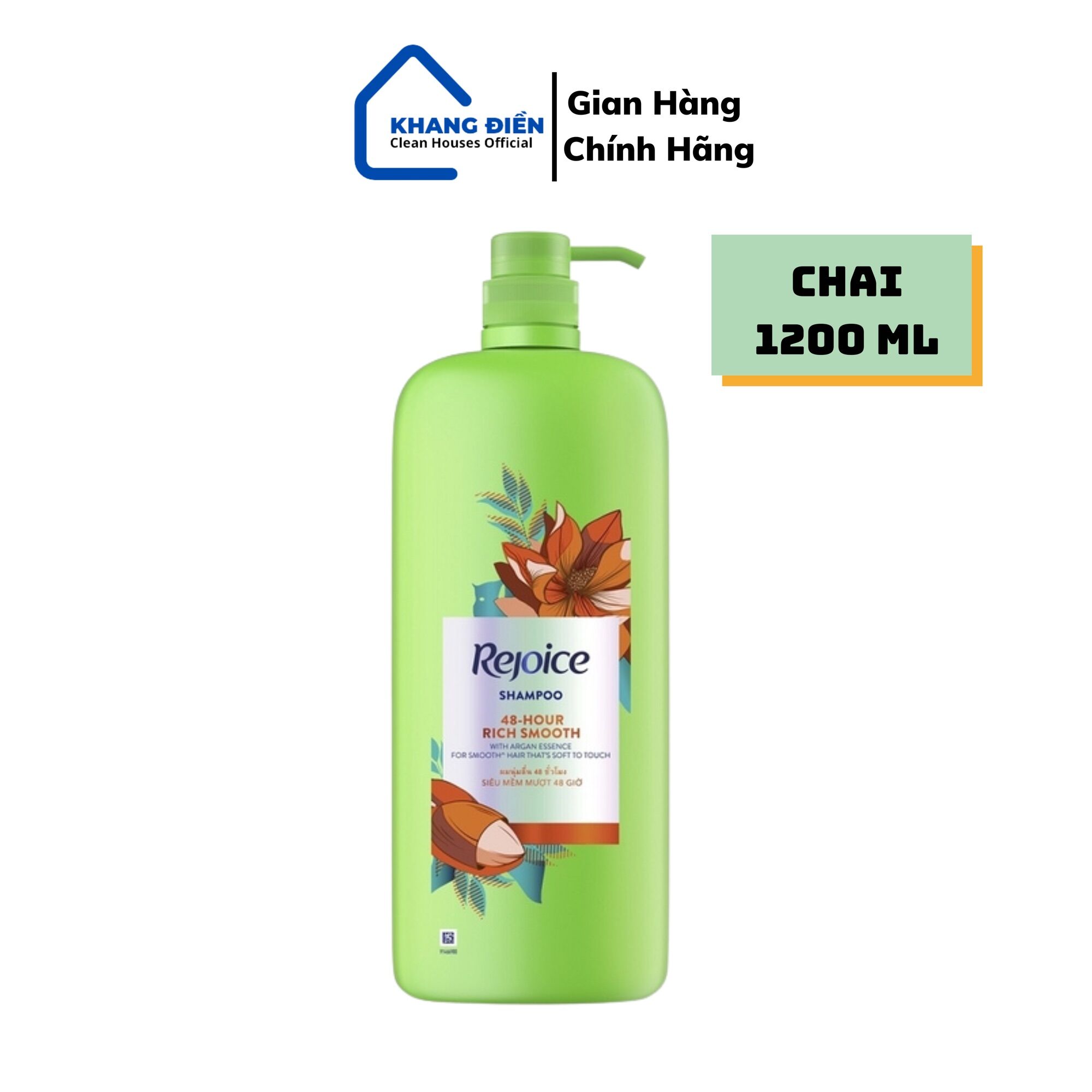 Dầu gội rejoice siêu mềm mượt 48 giờ 1200ml- cam kết chính hãng