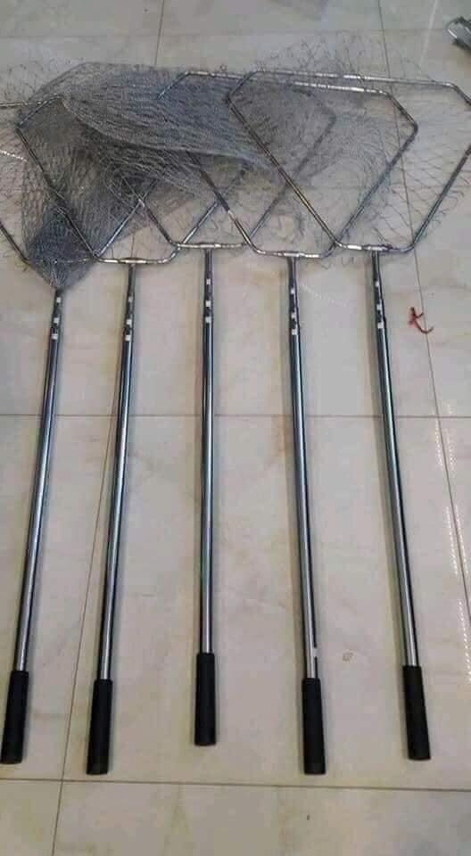 Vợt Xúc Cá Inox Dài 1m7 Đến 3m Cao Cấp