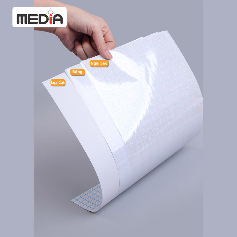 Phim Laminate Lạnh Media A4/A5/A6 Màng Ép Nhựa 1 Lớp Cán Nguội Ảnh Màu, Laminating Film Cold
