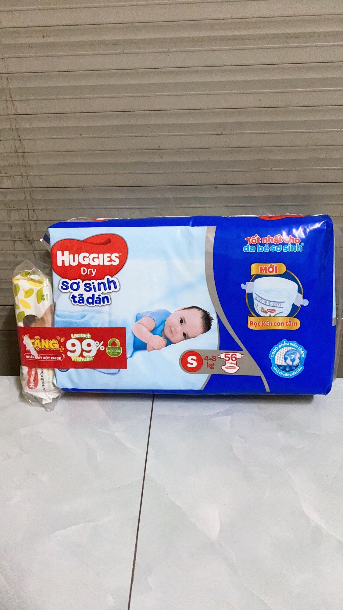 Tả dán Huggies sơ sinh S56