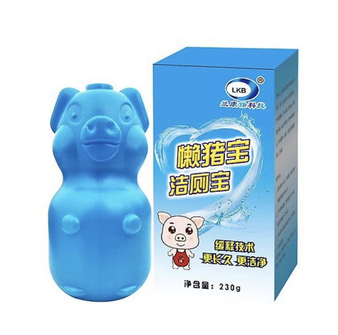Chai Thả Bồn Cầu Hình Heo.