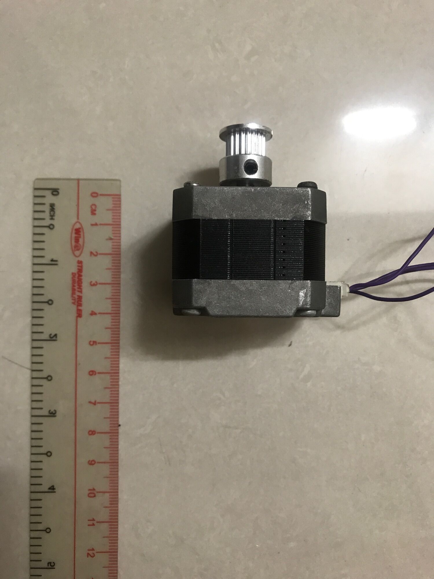 Động cơ bước 1.8 độ có kèm pulley cũ
