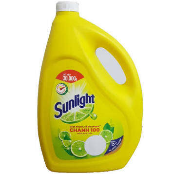 Nước rửa chén sunlight mới sạch nhanh chanh 3.6kg