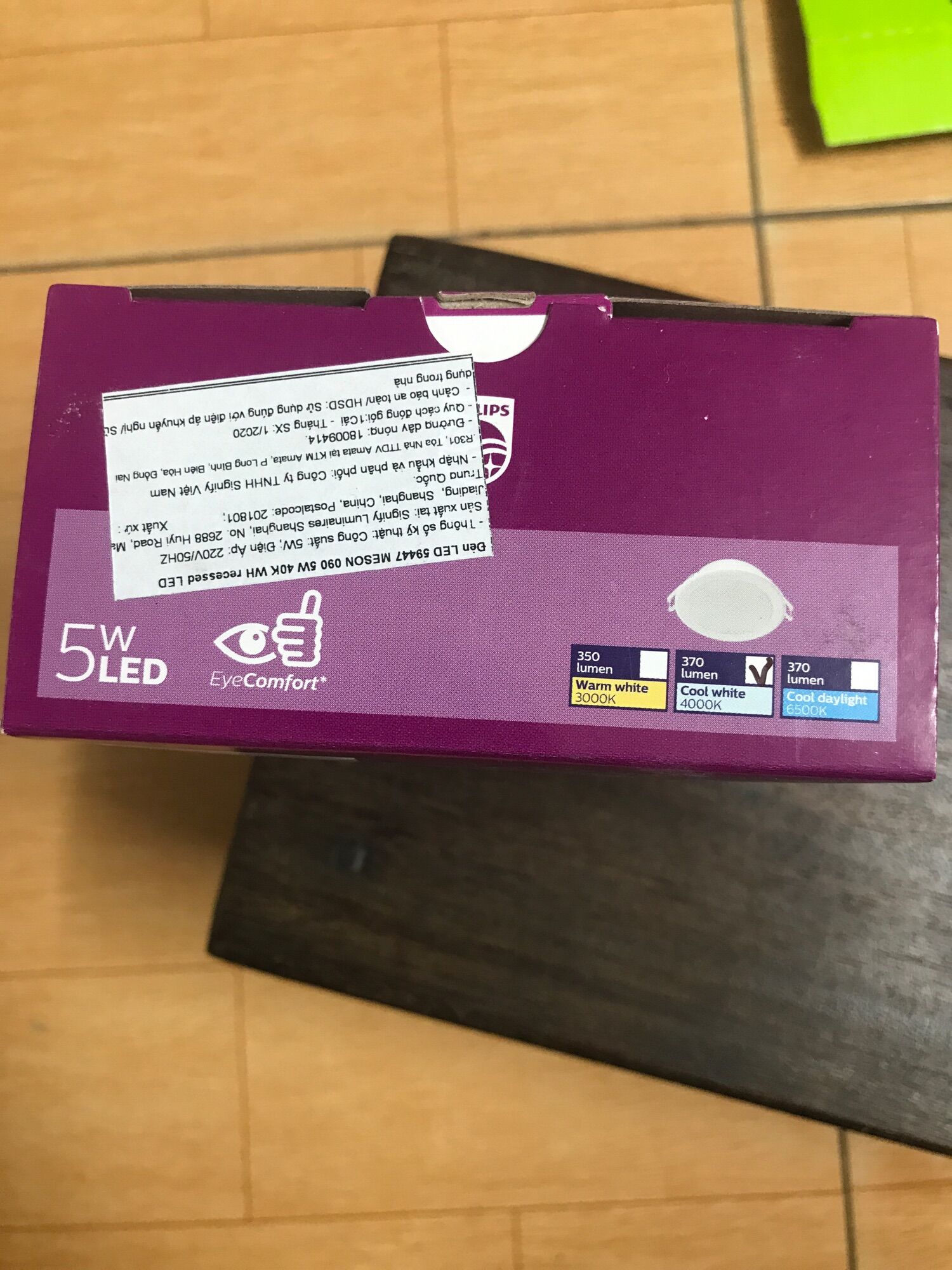 ĐÈN LED ÂM TRẦN 5W 59447 Lỗ cắt 90mm Philips