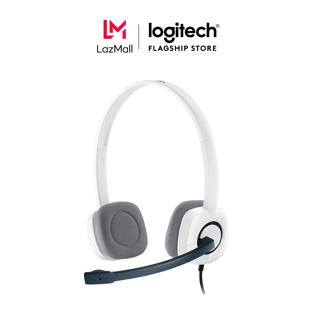 Tai nghe chụp tai Logitech H150 - 2 jack 3.5mm Mic khử giảm tiếng ồn âm thanh nổi